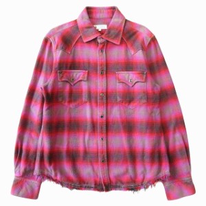 【中古】ザ・ダファー・オブ・セントジョージ The DUFFER of ST.GEORGE チェック シャツ カットソー 長袖 サイズL