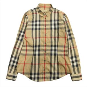 美品】(15)バーバリー（Burberry）カフス バーバリー チェック シャツ  