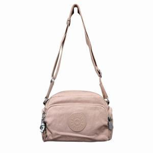 キプリング kipling キャリーバッグ ブラウン 茶色 チャーム 2輪