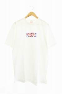 【中古】シュプリーム SUPREME 11AW Union Jack Box Logo Tee ロンドンオープン記念 Tシャツ L 白 ☆AA★ 211116/104