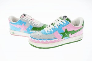 【中古】アベイシングエイプ A BATHING APE ×KAWS カウズ 観賞用 BAPE STA CRAZY1 ベイプ スタ 28.5 ▲■ 220125/106