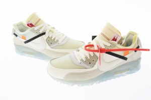 【中古】ナイキ NIKE ×OFF-WHITE オフホワイト THE TEN AIR MAX 90 ザ テン エア マックス 26.5 ☆AA★▲■ 220422