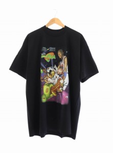 【中古】ヴィンテージ VINTAGE 90s WARNER BROS JORDAN ワーナー ブラザーズ ジョーダン スペース ジャム Tシャツ XL