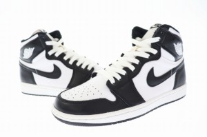 【中古】ナイキ NIKE AIR JORDAN 1 RETRO HIGH OG PANDA パンダ 555088-010 26 ホワイト ブラック ▲■ 220905/107