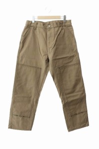 【中古】カーハート carhartt DOUBLE FRONT PANT ダブル フロント ワーク パンツ 32×32 ベージュ ● 240426 メンズ