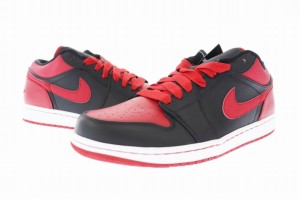 【中古】ナイキ NIKE AIR JORDAN 1 PHAT LOW BRED エア ジョーダン ファット ロー 338145-061 28 ▲■ 230214/107