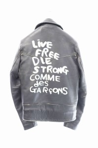 【中古】コムデギャルソン COMME des GARCONS ×Lewis Leathers 391T LIGHTNING ライダース KZ-J001 36 ■ 230529/104