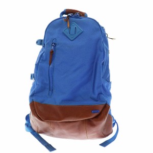 【中古】ビズビム VISVIM BALLISTIC バリスティック 20L ナイロン カウレザー バックパック リュック 青▲ 230531/103