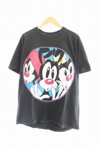 【中古】ヴィンテージ VINTAGE 90s WARNER BROS ANIMANIACS ワーナーブラザーズ アニマニアックス Tシャツ 半袖 XL