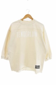 【中古】テンダーロイン TENDERLOIN FOOTBALL SHT ロゴ プリント フットボール 七分袖 Tシャツ M 230706/103