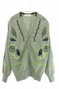 【中古】トーガ プルラ TOGA PULLA 22AW High Gauge Knit Cardigan ハイ ゲージ ニット カーディガン 36 230709/103