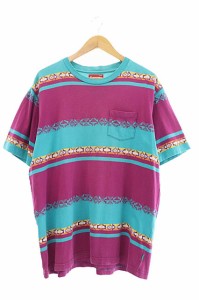 【中古】シュプリーム SUPREME 07SS Jacquard Stripe T-Shirt ジャガード ストライプ 半袖 Tシャツ XL ☆AA★ 230907