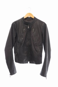 【中古】マルタンマルジェラ Martin Margiela 09AW ここのえ期 5 ZIP RIDERS JACKET ハの字 ライダース ジャケット