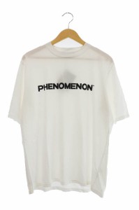 【中古】フェノメノン phenomenon 21AW OG LOGO TEE オリジナル ロゴ プリント 半袖 Tシャツ PH-006 L 白 ホワイト ■ 
