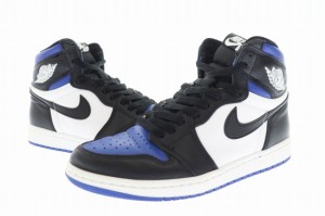 【中古】ナイキ NIKE AIR JORDAN 1 RETRO HIGH OG ROYAL TOE エア ジョーダン レトロ 555088-041 25 ▲■ 230916