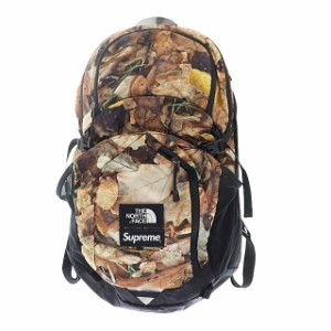 【中古】シュプリーム SUPREME × ノースフェイス 16AW Pocono Backpack Leaves ポコノ バックパック リーブス 231204