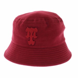 【中古】テンダーロイン TENDERLOIN BUCKET HAT D.C ロゴ ワッペン バケット ハット 帽子 L 赤 レッド ▲ 231007
