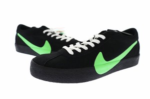 【中古】ナイキ NIKE SB エスビー ×POETS ポエット ZOOM BRUIN QS ズーム ブルイン CU3211-001 28 黒 緑▲■ 231012