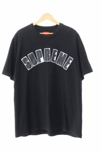 【中古】シュプリーム SUPREME 20SS Arc Applique S/S Top アーチ アップリケ ロゴ 半袖 Tシャツ L 黒 ☆AA★ 240509