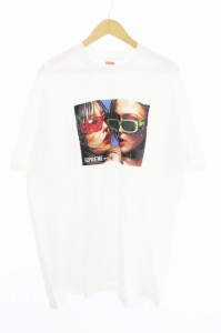 【中古】シュプリーム SUPREME 23SS Eyewear Tee アイウェア プリント 半袖Tシャツ XL 白 ホワイト