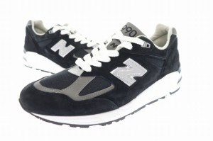 【中古】ニューバランス NEW BALANCE 990V2 MADE IN USA M990BK2 28 D Medium 黒 ブラック 中古 ▲■ 231031 メンズ