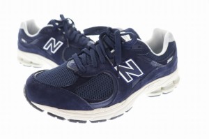 【中古】ニューバランス NEW BALANCE 2002R Navy ML2002RD スニーカー 27.5 D MEDIUM 紺 ネイビー ▲■ 231105 メンズ