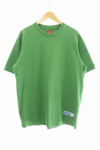 【中古】シュプリーム SUPREME 19SS Athletic Label S/S Top ロゴ アスレチック ラベル 半袖Tシャツ L 緑 グリーン