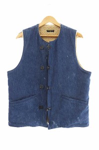 【中古】BAA ボウアンドアロー × TAC タイムズ アー チェインジン 別注 40's Boa Vest ボア デニム ベスト 231209