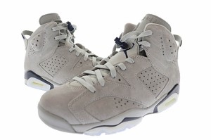 【中古】ナイキ NIKE AIR JORDAN 6 Magnet and College Navy エアジョーダン6 CT8529-012 27.5 グレー ▲■ 240104