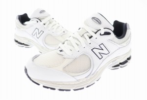 【中古】ニューバランス NEW BALANCE 2002R White スニーカー ML2002RQ 27.5 D medium 白 ホワイト ▲■ 240107 メンズ