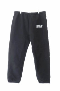 【中古】シュプリーム SUPREME ×Champion チャンピオン 17SS Sweat Pants スウェット パンツ XL 黒 ☆AA★ 240229