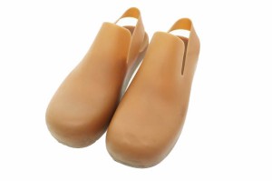 【中古】ボッテガヴェネタ BOTTEGA VENETA Puddle rubber clogs パドル ラバー クロッグ サンダル 43 茶▲■ 240402