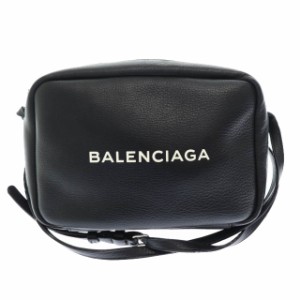 【中古】バレンシアガ BALENCIAGA エブリディ カメラ ショルダー バッグ S 489812 黒 ブラック ☆AA★▲■● 240211