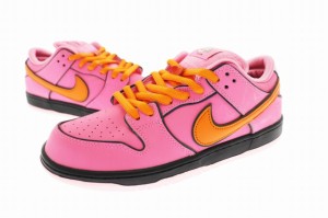 【中古】ナイキ NIKE × The Powerpuff Girls パワーパフガールズ SB DUNK LOW PRO QS Blossom ダンク ロー ブロッサム