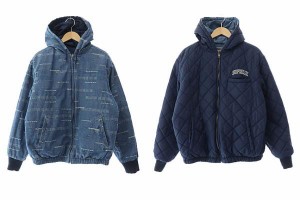 【中古】シュプリーム SUPREME 19AW Reversible Dimensions Logo Denim Work Jacket デニム ジャケット S 240316