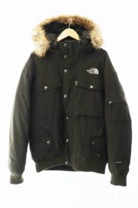 【中古】ザノースフェイス THE NORTH FACE GOTHAM JACKET ゴッサム ダウン ジャケット T209+T609 M カーキ●