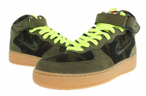 【中古】ナイキ NIKE AIR FORCE 1 エア フォース 1 ジュエル ミッド カントリー カモ フランス AV2586-200 ▲■240606