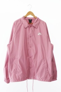 【中古】ナイキ エスビー NIKE SB COACH JACKET ロゴ コーチ ジャケット XXL ピンク ブランド古着ベクトル 中古●