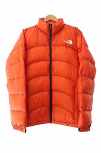 【中古】ザノースフェイス THE NORTH FACE ACONCAGUA JACKET アコンカグア ダウン ジャケット L オレンジ 240302