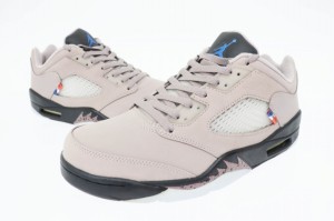 【中古】ナイキ NIKE × PSG パリサンジェルマン AIR JORDAN 5 RETRO LOW pumice エアジョーダン5 ロー DX6325-204