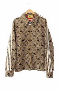 【中古】グッチ GUCCI ×adidas アディダス GG トレフォイル ジャケット トラック ジャージ 722998 XJE10 XXL■240331