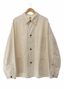 【中古】オアスロウ orslow ONLY ARK オンリーアーク別注 1940s COVERALL カバーオール デニム ジャケット 4白 240320