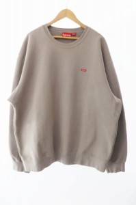 【中古】シュプリーム SUPREME 22AW Small Box Crewneck スモール ボックス ロゴ スウェット トレーナー XXL グレー