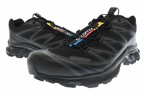 【中古】サロモン Salomon XT-6 ADVANCED ローカット スニーカー 410866 28 BLACK 黒 ブラック ▲■ 240427 メンズ