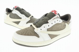 【中古】ナイキ NIKE × TRAVIS SCOTT トラヴィス スコット AIR JORDAN 1 LOW OG SP "Reverse Mocha" DM7866-162 27.5