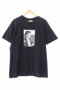 【中古】シュプリーム SUPREME 17SS Michael Jackson Tee マイケル ジャクソン フォト 半袖 Tシャツ L 黒☆AA★240518