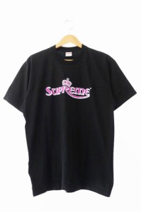 【中古】シュプリーム SUPREME 23SS Crown Tee クラウン ロゴ プリント 半袖 Tシャツ M 黒 ブラック ☆AA★ 240508