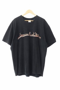 【中古】シュプリーム SUPREME 18AW Fuck You Tee ファック ユー ロゴ 半袖 Tシャツ XL 黒 ブラック ☆AA★ 240518