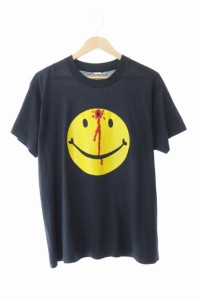 【中古】ヴィンテージ VINTAGE 80s GUN SHOT SMILE TEE SCREEN STARS BODY ぶち抜き ガンショット スマイル Tシャツ