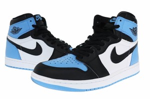 【中古】ナイキ NIKE AIR JORDAN 1 エアジョーダン1 レトロ ハイ ユニバーシティブルー DZ5485-400 27.5 ▲■240502